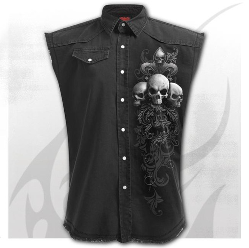 Hihaton paita, Skull Scroll - Hihattomat paidat - SPI218 - 1