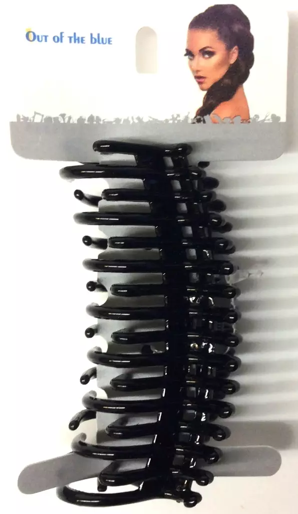 Hiusklipsi musta 8-cm - Hiuskoristeet - PIN188 - 1