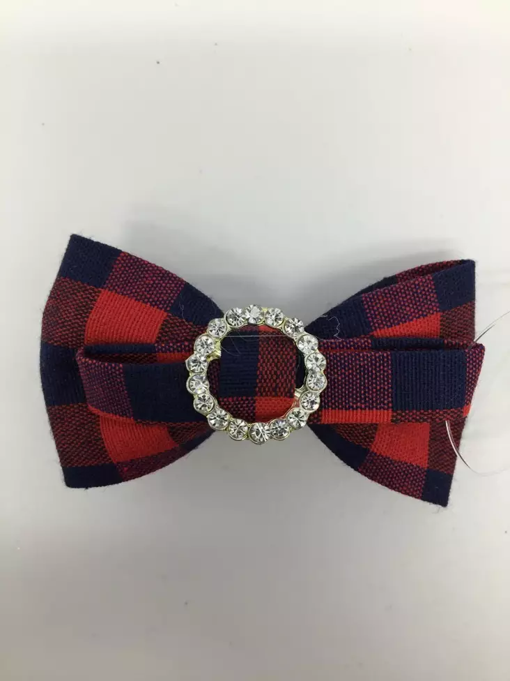 Hiusrusetti, sinipunainen - Hiuskoristeet - PIN178 - 1