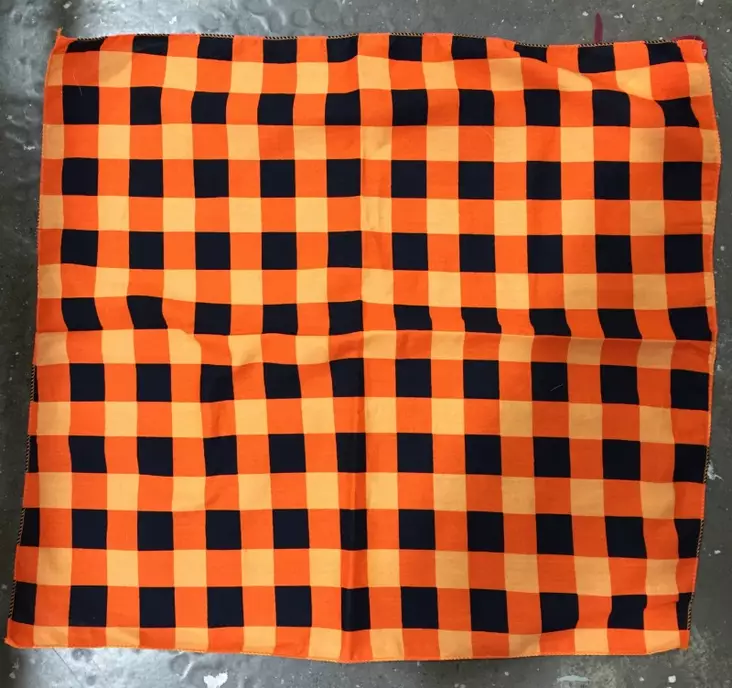 Huivi, Ralliruutu, oranssi musta - Huivit - HU408 - 1