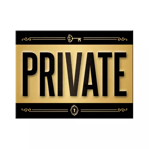 Jääkaappimagneetti Private - Magneetit - MAG68 - 1