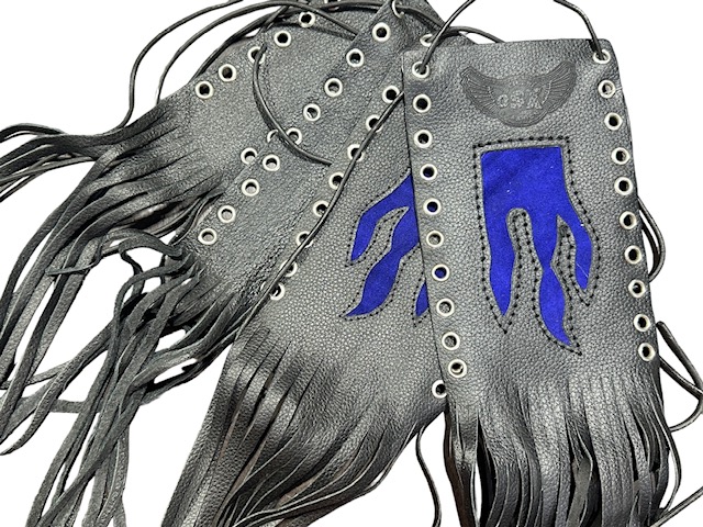 Kahvahapsut musta/sin.liekki nahkaa - Ajovarusteet - AC28 - 1