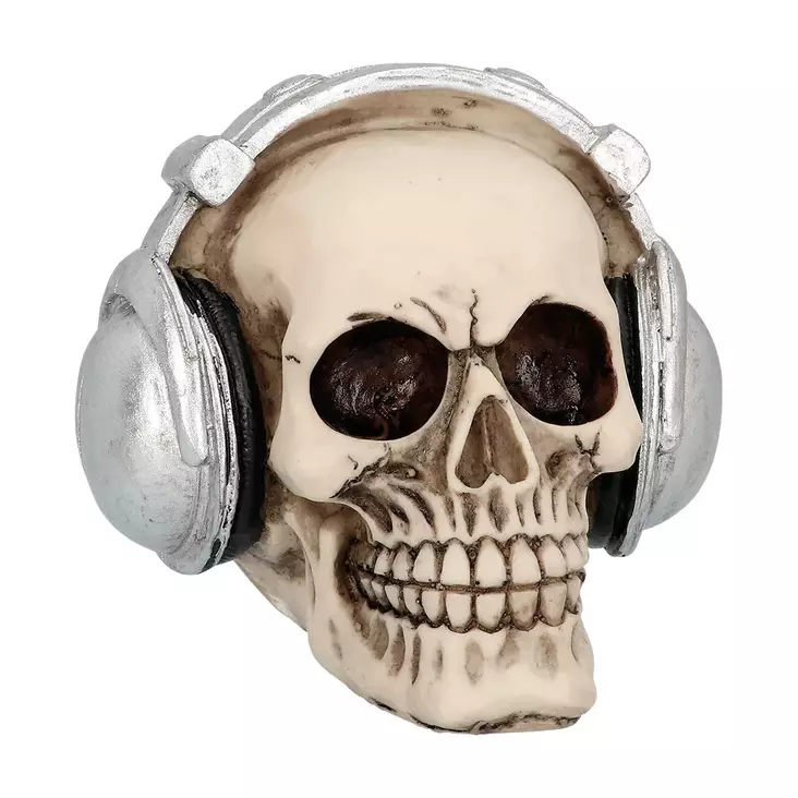 Kallo Headphones 14 x 12,5 x 12 cm - Kallot, Halloweenrekvisiitta - HOR458 - 1