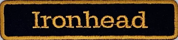 Kangasmerkki Ironhead rautapää - Kangasmerkit - K1518 - 1