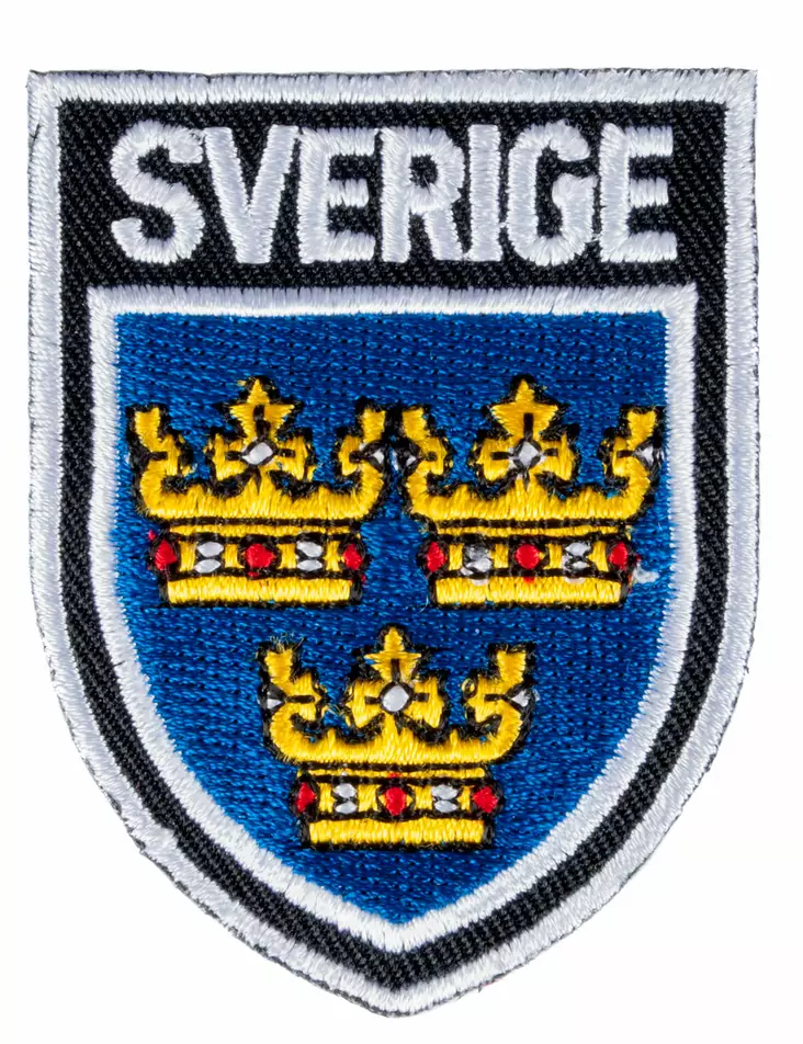 Kangasmerkki,Ruotsin vaakuna - Kangasmerkit - K1048 - 1