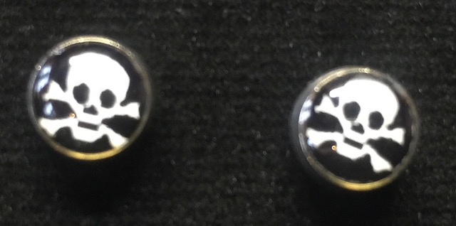 Korvakorut, Skull & Bones, 2 kpl - Korvakorut - KRV118 - 1