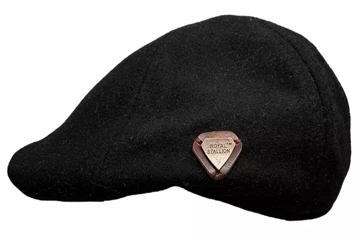 Lätsä 6-paneelinen musta - Flat Capit - LC808 - 1