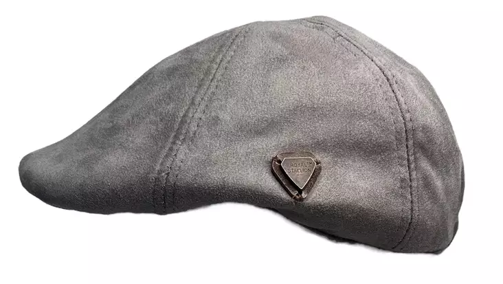 Lätsä harmaa, 6-paneelinen - Flat Capit - LC768 - 1