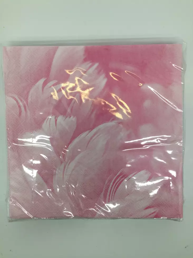 Lautasliina, Höyhenet, vaaleanpunainen - Servetit - SER28 - 1