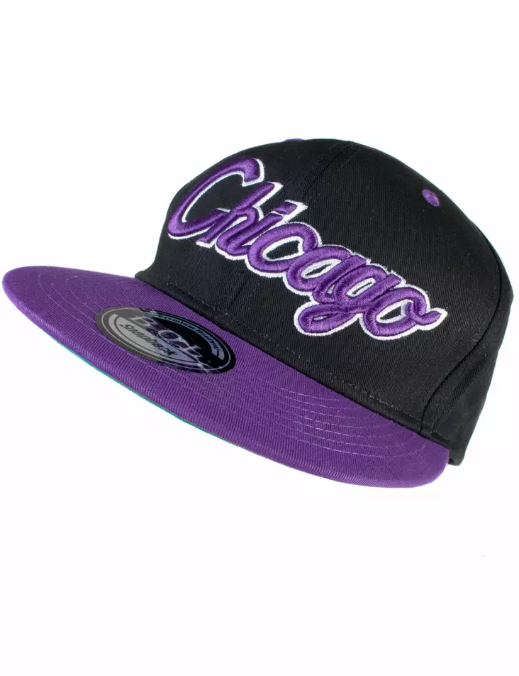 Lippis, BOL, Chicago, musta,lila - Lippikset - LC288 - 1