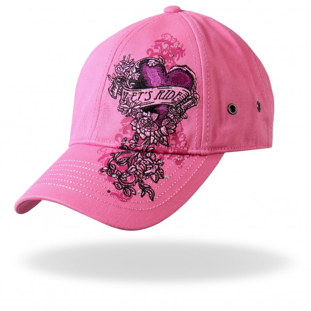 Lippis, Hot Leathers, Banner Heart - Lippikset - LC428 - 1