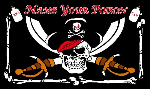 Lippu Name Your Poison 150 x 90 cm - Liput - LIPPU58 - 1