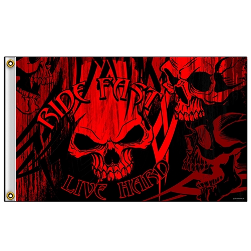 Lippu Over The Top Skulls - Liput - LIPPU88 - 1