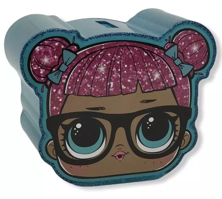 LOL 3D turkoosiglitter säästölipas - Lelut - LELU178 - 1