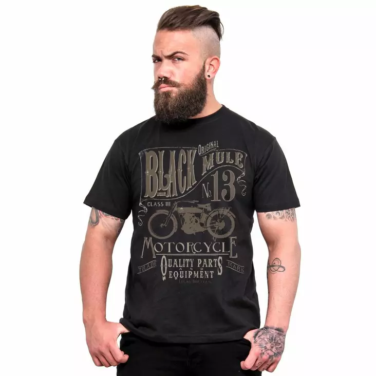 Lucky13 T-paita Black Mule - T-paidat - L1328 - 1