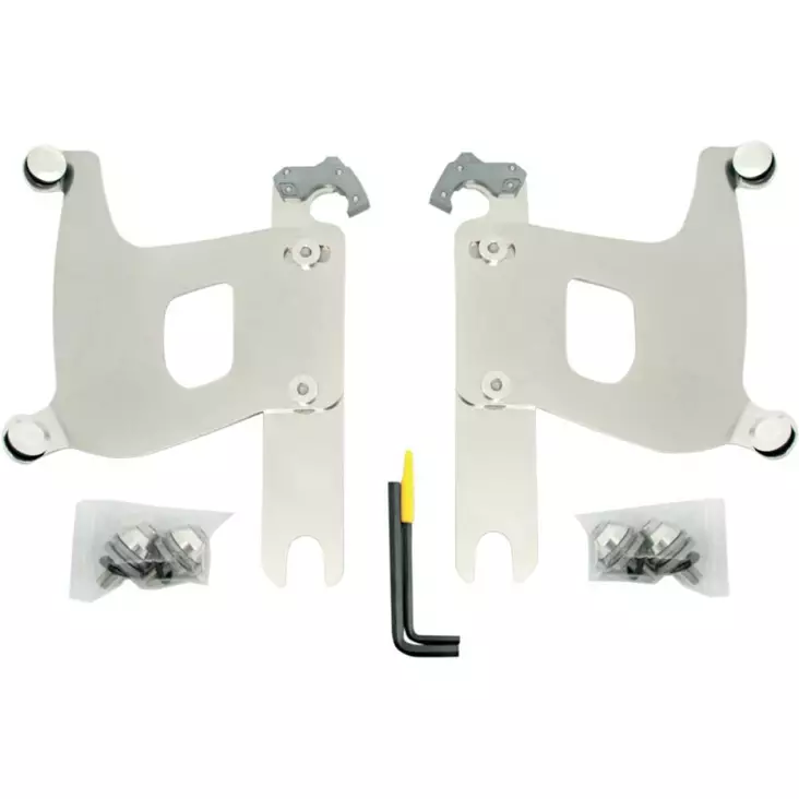 MOUNTING KIT TRIGGER-LOCK BULLET-FAIRING POLISHED - Tuulilasit ja etumaskit - 23200098 - 1