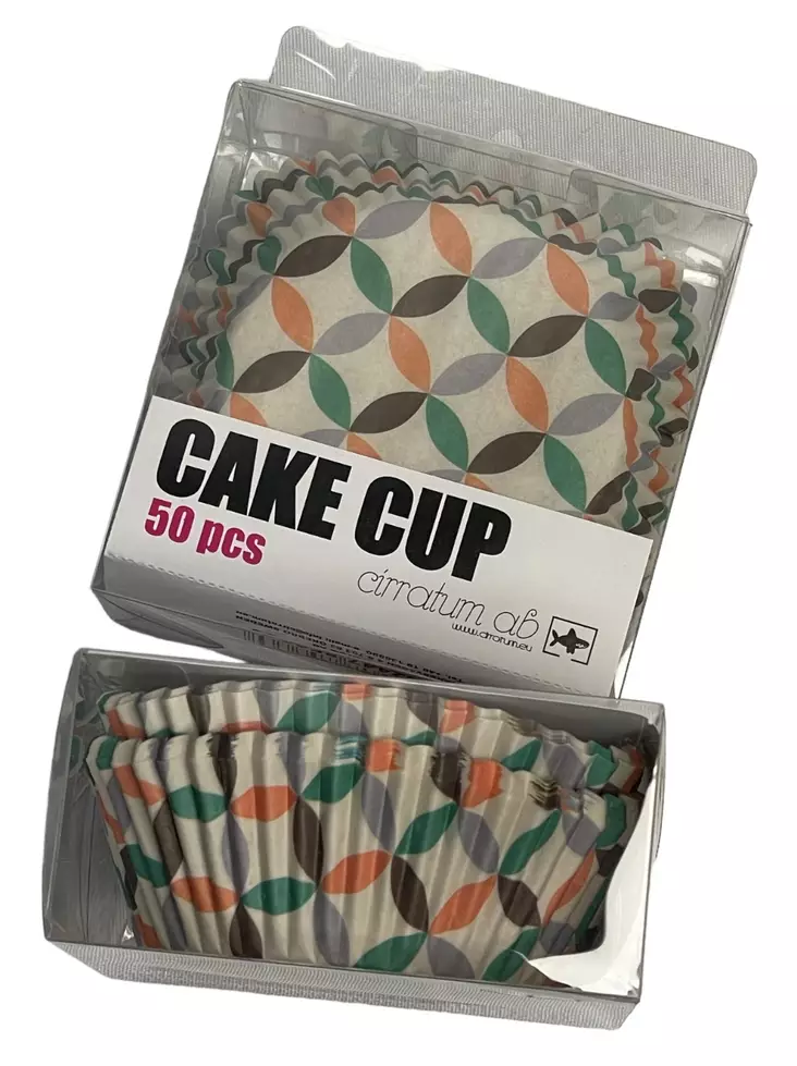 Muffinssivuoka 50 kpl, värikäs - Muffinsivuoat - MUF8 - 1