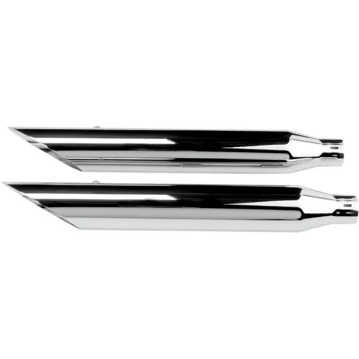 MUFFLERS 3" HP-PLUS SLIP-ON SLASH CUT CHROME - Pakoputket ja niiden osat - 18010148 - 1