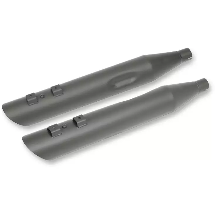 MUFFLERS SLIP-ON 4" SLASHDOWN BLACK - Pakoputket ja niiden osat - 18011188 - 1