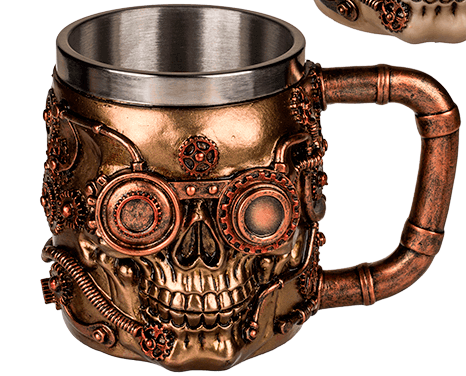 MUKI Cuber skull kupari 11x9 cm - Astiat - LKM198 - 1