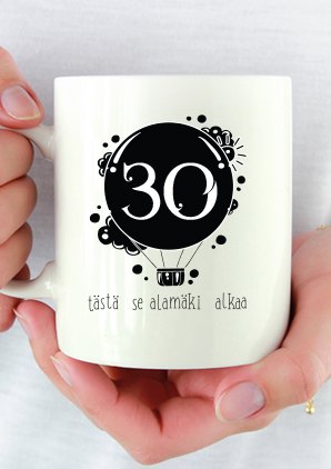 Muki Pyöreät päivät 30 - Mukit - LKM418 - 1