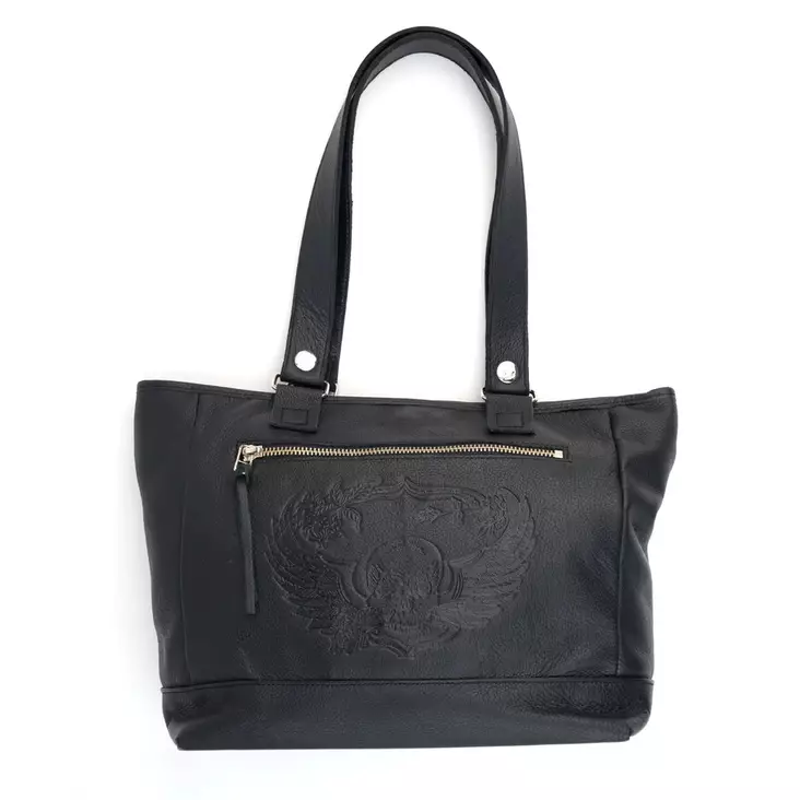 Nahkalaukku, kallo ja siivet - Laukut - NL738 - 1