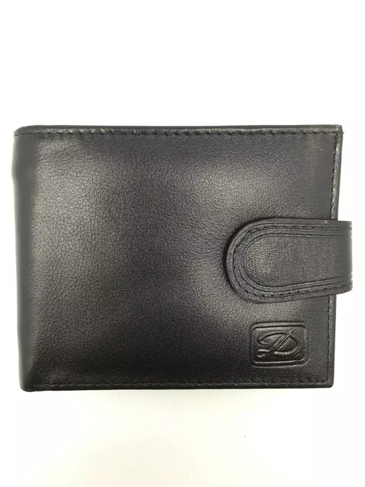 Nahkalompakko, musta - Lompakot ja rahakukkarot - KN278 - 1