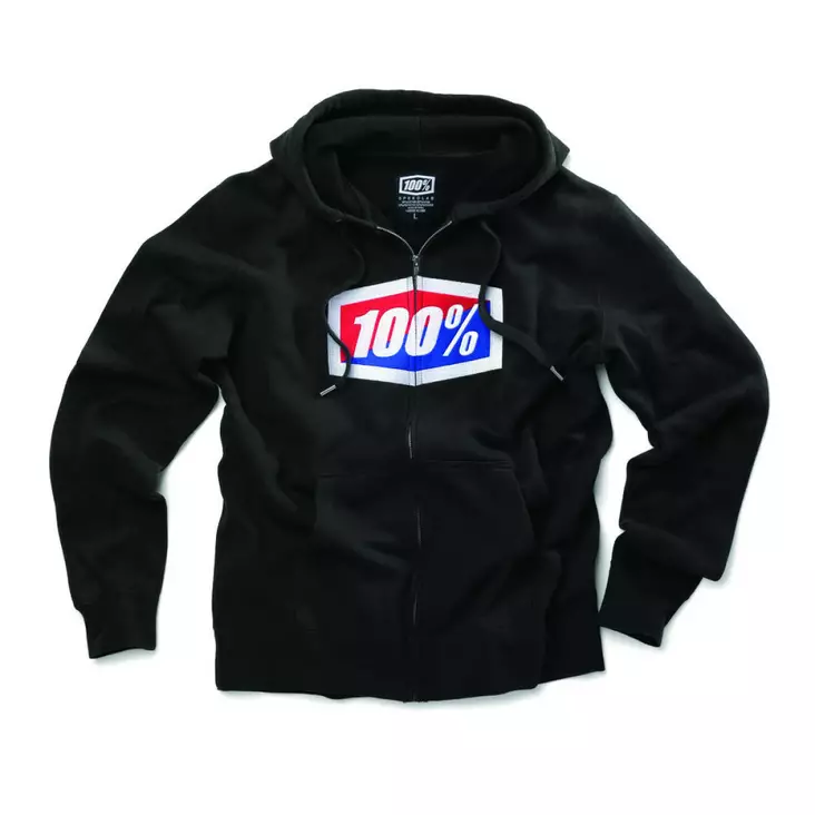 OFFICIAL FULL-ZIP HOODY BLACK - Hupparit - 30503428 - 1