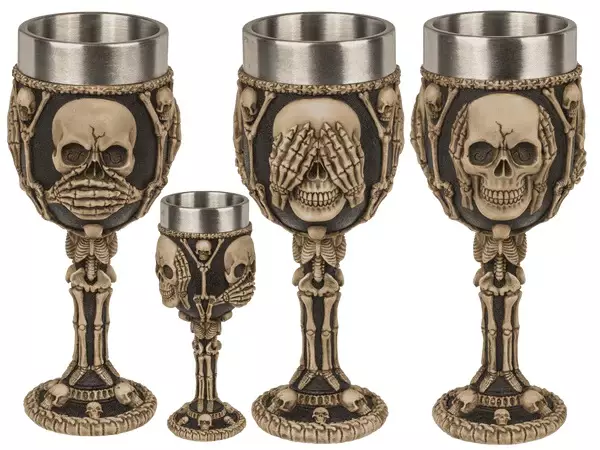 Pääkallopikari No see - Kallot, Halloweenrekvisiitta - HOR728 - 1