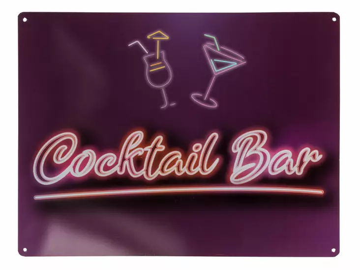 Peltikyltti Cocktail Bar 30x40cm - Taulut, kehykset - PELT348 - 1
