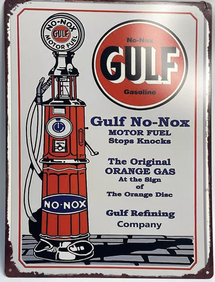 Peltikyltti Gulf no-nox mittari - Taulut, kehykset - PELT258 - 1