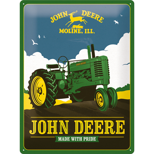 Peltikyltti John Deere 30 x 40cm - Taulut, kehykset - PELT328 - 1