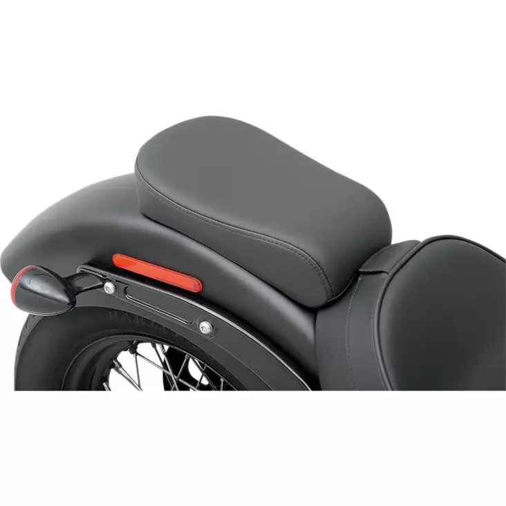 PILLION PAD WIDE REAR SMOOTH LEATHER BLACK - Satulat ja satulanpäälliset - 08020788 - 1