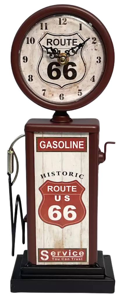 Pöytäkello route 66 gasoline - Kellot - PELT278 - 1