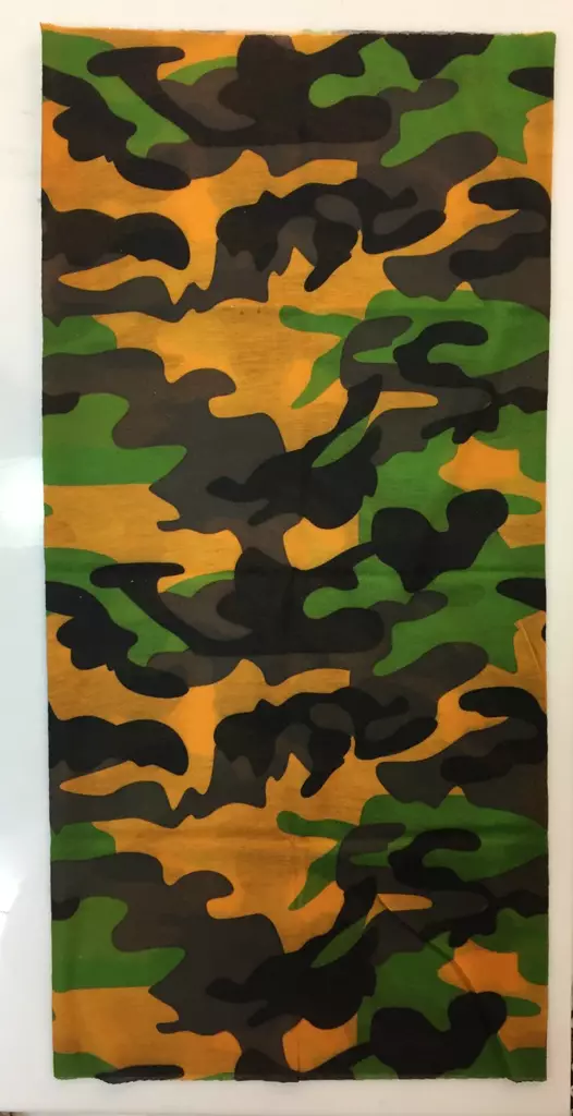 Putkihuivi, camo, vihreä keltainen - Putkihuivit - B168 - 1