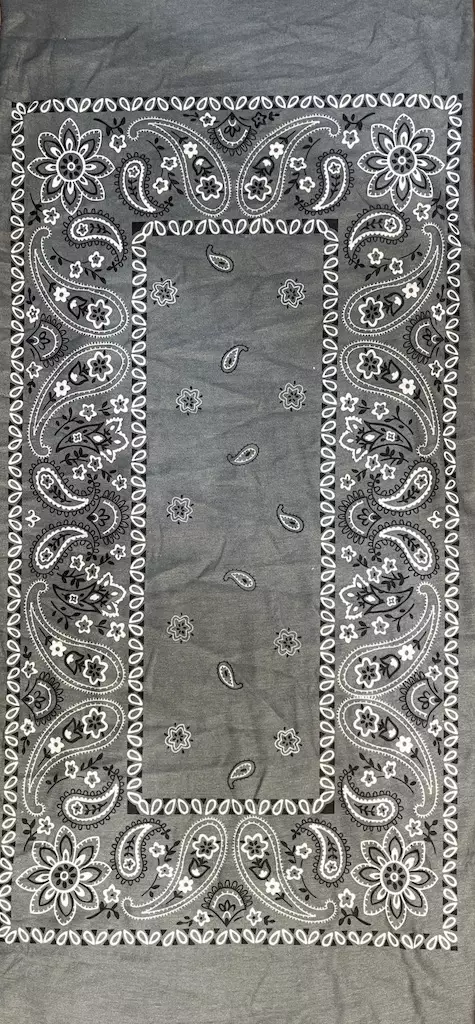 Putkihuivi harmaa kashmis kuvió - Putkihuivit - B318 - 1