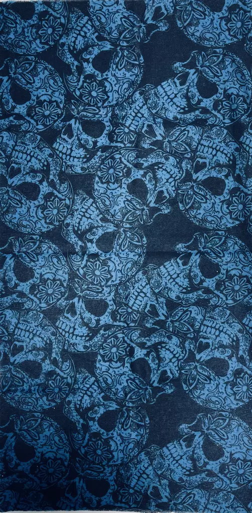 Putkihuivi Sinimusta pääkallo tuubuhuivi - Putkihuivit - B288 - 1