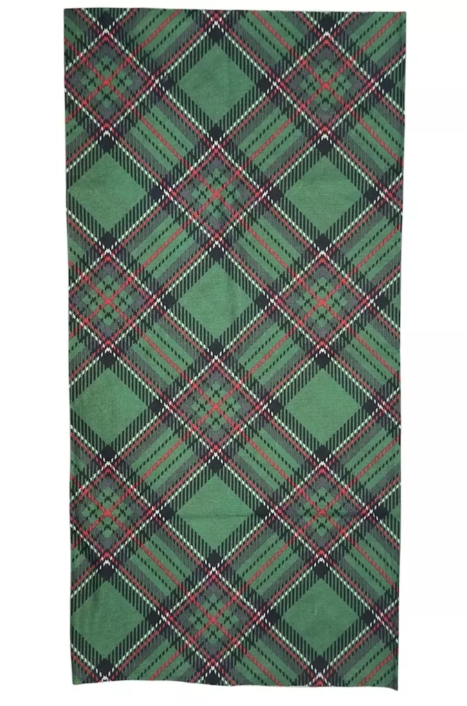 Putkihuivi Vihreä vinoruutu - Putkihuivit - B428 - 1