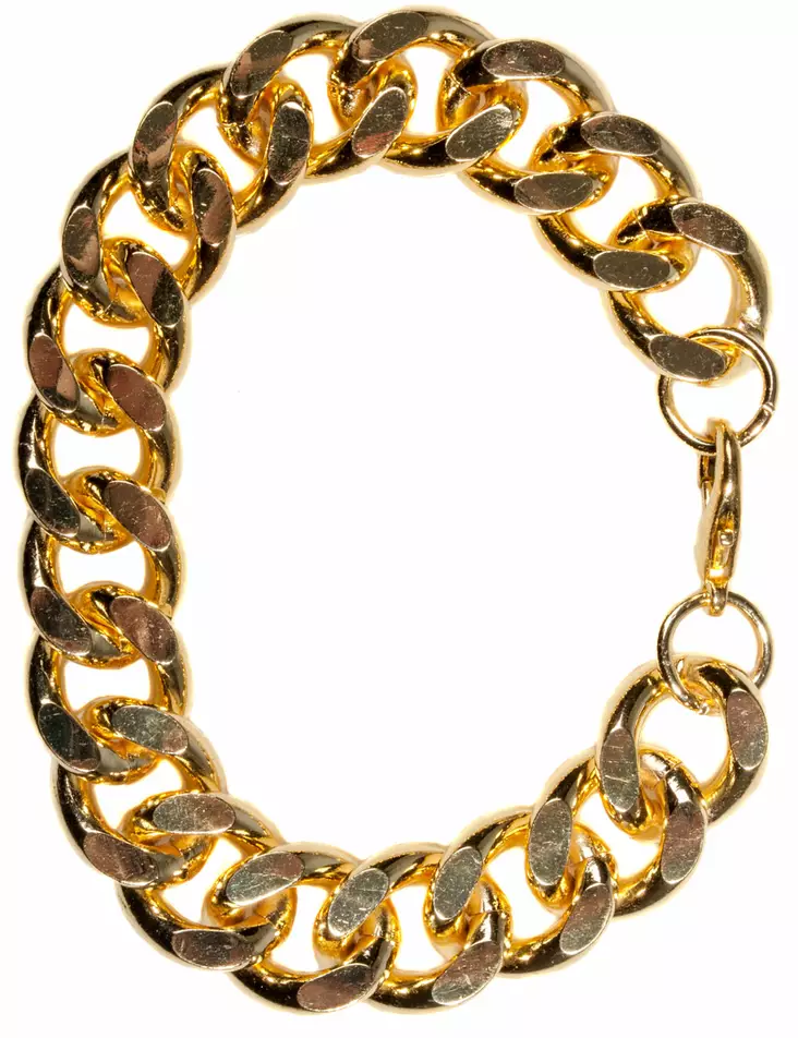 Ranneketju-Panssariketju-feikki kulta-BA208 - Rannekorut - BA208 - 1