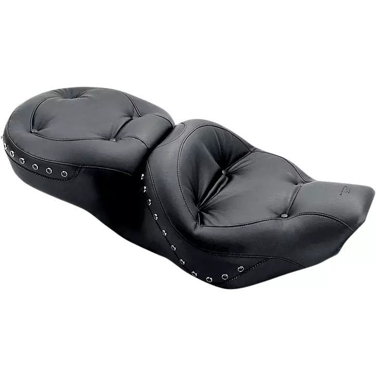 SEAT REGAL ONE-PIECE ULTRA TOURING 2-UP PILLOW TOP WITH BLACK STUBS - Satulat ja satulanpäälliset - 08050038 - 1