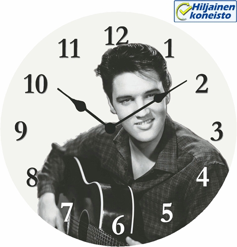 Seinäkello Elvis ja kitara - Kellot - KE128 - 1