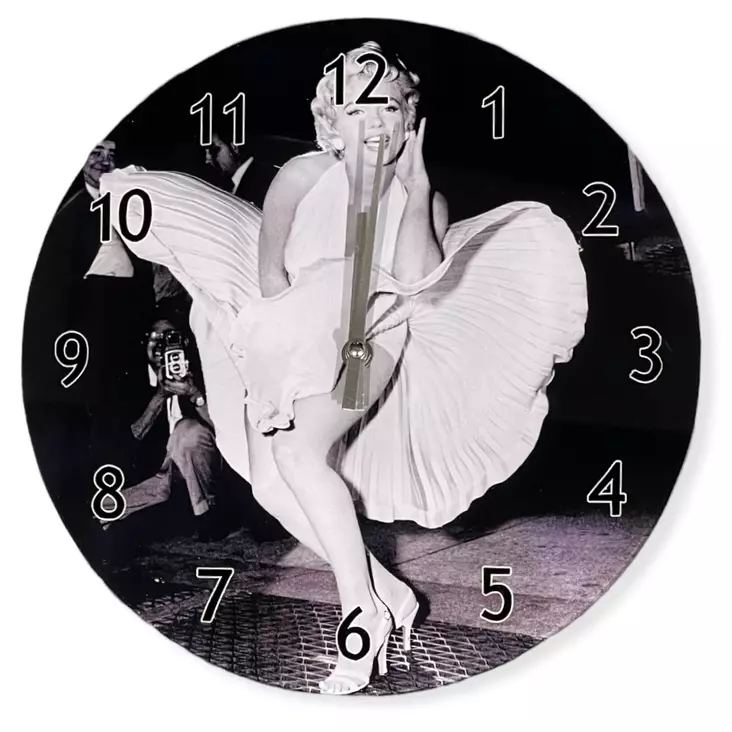 Seinäkello Marilynin helmat, 30 cm - Kellot - KE158 - 1