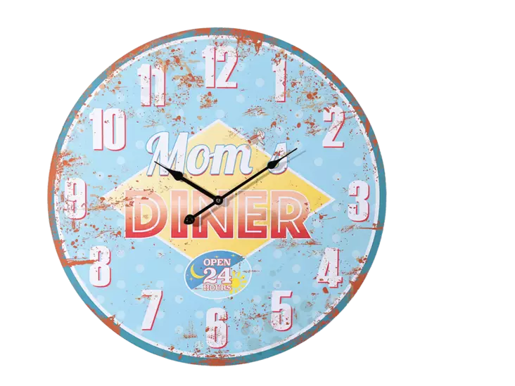 Seinäkello, Mom's Diner 58 cm - Kellot - KE78 - 1