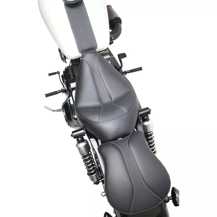 SOLO SEAT DOMINATOR FRONT VINYL|SADDLEGEL™|GEL CHANNEL™ CARBON LOOK - Satulat ja satulanpäälliset - 08030498 - 1