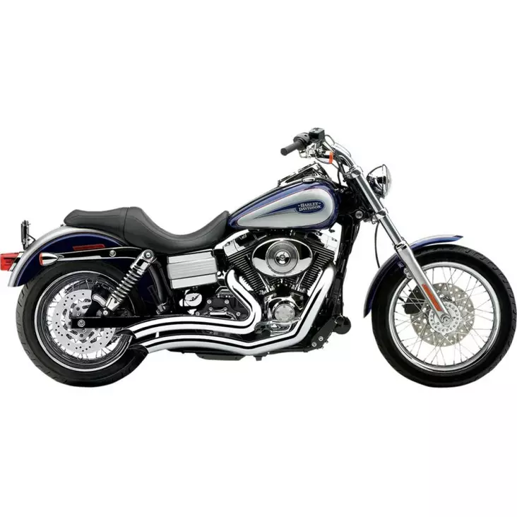 SPEEDSTER SWEPT EXHAUST WITH POWERPORT CHROME HD - Pakoputket ja niiden osat - 18001468 - 1