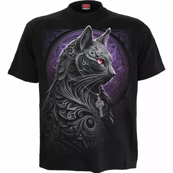 Spiral T-paita etupainatus musta-paita - T-paidat - SPI288 - 1