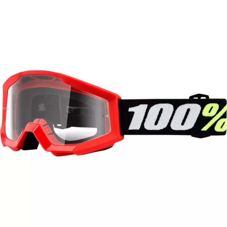 STRATA MINI GROM RED OFFROAD GOGGLE W/ CLEAR LENS - Ajolasit - 26012468 - 1
