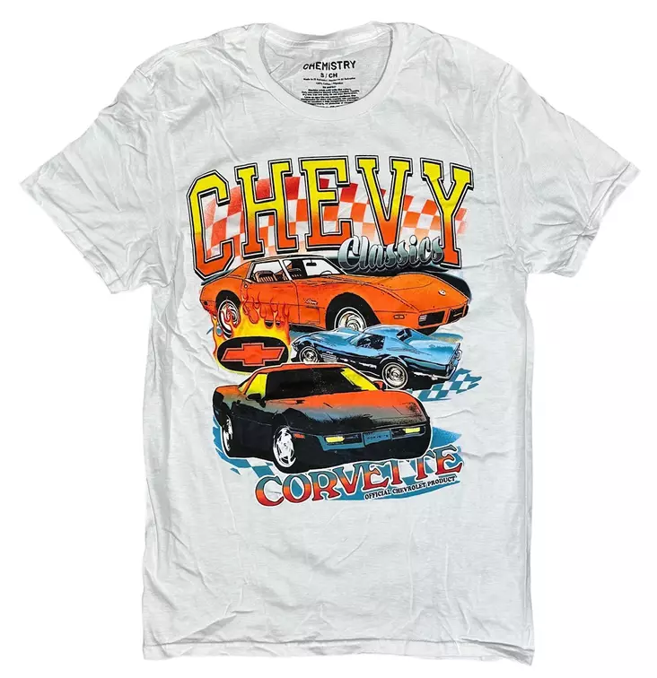 T-paita Chevy Classics, valk. - T-paidat - TP1418 - 1