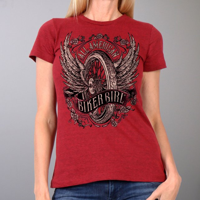 T-paita, Hot Leathers, Flying Wheel - T-paidat - NP718 - 1