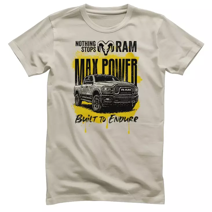 T-paita RAM Trucks, Built To Endure - Paidat - TP1528 - 1